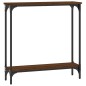 vidaXL Konsolentisch Braun Eichen-Optik 75x22,5x75 cm Holzwerkstoff vidaXL Konsolentisch Braun Eichen-Optik 75x22,5x75 cm Holzwerkstoff