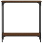 vidaXL Konsolentisch Braun Eichen-Optik 75x22,5x75 cm Holzwerkstoff vidaXL Konsolentisch Braun Eichen-Optik 75x22,5x75 cm Holzwerkstoff
