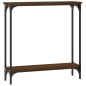 vidaXL Konsolentisch Braun Eichen-Optik 75x22,5x75 cm Holzwerkstoff vidaXL Konsolentisch Braun Eichen-Optik 75x22,5x75 cm Holzwerkstoff