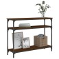 vidaXL Konsolentisch Braun Eichen-Optik 100x29x75 cm Holzwerkstoff vidaXL Konsolentisch Braun Eichen-Optik 100x29x75 cm Holzwerkstoff