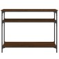 vidaXL Konsolentisch Braun Eichen-Optik 100x29x75 cm Holzwerkstoff vidaXL Konsolentisch Braun Eichen-Optik 100x29x75 cm Holzwerkstoff