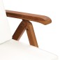 Garten-Liegestühle 2 Stk. mit Auflagen Massivholz Teak Garten-Liegestühle 2 Stk. mit Auflagen Massivholz Teak