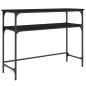 vidaXL Konsolentisch Schwarz 100x35,5x75 cm Holzwerkstoff vidaXL Konsolentisch Schwarz 100x35,5x75 cm Holzwerkstoff