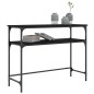 vidaXL Konsolentisch Schwarz 100x35,5x75 cm Holzwerkstoff vidaXL Konsolentisch Schwarz 100x35,5x75 cm Holzwerkstoff