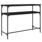 vidaXL Konsolentisch Schwarz 100x35,5x75 cm Holzwerkstoff vidaXL Konsolentisch Schwarz 100x35,5x75 cm Holzwerkstoff