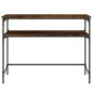 vidaXL Konsolentisch Räuchereiche 100x35,5x75 cm Holzwerkstoff