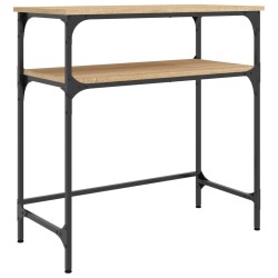 vidaXL Konsolentisch Sonoma-Eiche 75x35,5x75 cm Holzwerkstoff