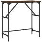 vidaXL Konsolentisch Braun Eichen-Optik 75x32x75 cm Holzwerkstoff vidaXL Konsolentisch Braun Eichen-Optik 75x32x75 cm Holzwerkstoff