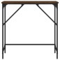 vidaXL Konsolentisch Braun Eichen-Optik 75x32x75 cm Holzwerkstoff vidaXL Konsolentisch Braun Eichen-Optik 75x32x75 cm Holzwerkstoff