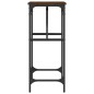 vidaXL Konsolentisch Braun Eichen-Optik 75x32x75 cm Holzwerkstoff vidaXL Konsolentisch Braun Eichen-Optik 75x32x75 cm Holzwerkstoff