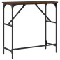 vidaXL Konsolentisch Braun Eichen-Optik 75x32x75 cm Holzwerkstoff vidaXL Konsolentisch Braun Eichen-Optik 75x32x75 cm Holzwerkstoff