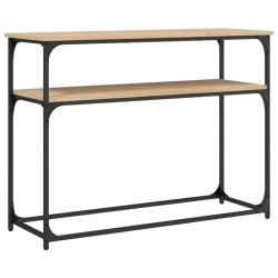 vidaXL Konsolentisch Sonoma-Eiche 100x35,5x75 cm Holzwerkstoff