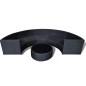 6-tlg. Garten-Lounge-Set mit Auflagen Poly Rattan Schwarz 6-tlg. Garten-Lounge-Set mit Auflagen Poly Rattan Schwarz