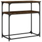 vidaXL Konsolentisch Räuchereiche 75x35,5x75 cm Holzwerkstoff vidaXL Konsolentisch Räuchereiche 75x35,5x75 cm Holzwerkstoff