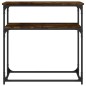 vidaXL Konsolentisch Räuchereiche 75x35,5x75 cm Holzwerkstoff vidaXL Konsolentisch Räuchereiche 75x35,5x75 cm Holzwerkstoff