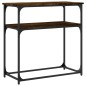 vidaXL Konsolentisch Räuchereiche 75x35,5x75 cm Holzwerkstoff vidaXL Konsolentisch Räuchereiche 75x35,5x75 cm Holzwerkstoff
