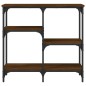 vidaXL Konsolentisch Braun Eichen-Optik 80x29x75 cm Holzwerkstoff vidaXL Konsolentisch Braun Eichen-Optik 80x29x75 cm Holzwerkstoff