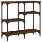 vidaXL Konsolentisch Braun Eichen-Optik 80x29x75 cm Holzwerkstoff vidaXL Konsolentisch Braun Eichen-Optik 80x29x75 cm Holzwerkstoff