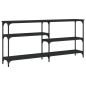 vidaXL Konsolentisch Schwarz 160x29x75 cm Holzwerkstoff vidaXL Konsolentisch Schwarz 160x29x75 cm Holzwerkstoff