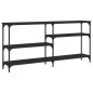 vidaXL Konsolentisch Schwarz 160x29x75 cm Holzwerkstoff vidaXL Konsolentisch Schwarz 160x29x75 cm Holzwerkstoff