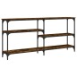 vidaXL Konsolentisch Räuchereiche 160x29x75 cm Holzwerkstoff vidaXL Konsolentisch Räuchereiche 160x29x75 cm Holzwerkstoff