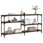 vidaXL Konsolentisch Räuchereiche 160x29x75 cm Holzwerkstoff vidaXL Konsolentisch Räuchereiche 160x29x75 cm Holzwerkstoff