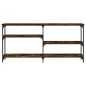 vidaXL Konsolentisch Räuchereiche 160x29x75 cm Holzwerkstoff vidaXL Konsolentisch Räuchereiche 160x29x75 cm Holzwerkstoff