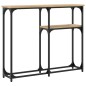 vidaXL Konsolentisch Sonoma-Eiche 90x22,5x75 cm Holzwerkstoff vidaXL Konsolentisch Sonoma-Eiche 90x22,5x75 cm Holzwerkstoff