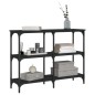 vidaXL Konsolentisch Schwarz 100x29x75 cm Holzwerkstoff vidaXL Konsolentisch Schwarz 100x29x75 cm Holzwerkstoff