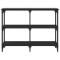 vidaXL Konsolentisch Schwarz 100x29x75 cm Holzwerkstoff vidaXL Konsolentisch Schwarz 100x29x75 cm Holzwerkstoff