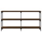 vidaXL Konsolentisch Braun Eichen-Optik 150x29x75 cm Holzwerkstoff vidaXL Konsolentisch Braun Eichen-Optik 150x29x75 cm Holzwerkstoff