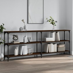 vidaXL Konsolentisch Braun Eichen-Optik 200x29x75 cm Holzwerkstoff