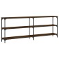 vidaXL Konsolentisch Braun Eichen-Optik 200x29x75 cm Holzwerkstoff vidaXL Konsolentisch Braun Eichen-Optik 200x29x75 cm Holzwerkstoff