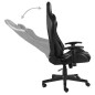 Gaming-Stuhl Drehbar Schwarz PVC Gaming-Stuhl Drehbar Schwarz PVC