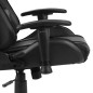 Gaming-Stuhl Drehbar Schwarz PVC Gaming-Stuhl Drehbar Schwarz PVC