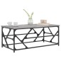 vidaXL Couchtisch Grau Sonoma 100x50x40 cm Holzwerkstoff vidaXL Couchtisch Grau Sonoma 100x50x40 cm Holzwerkstoff