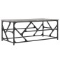 vidaXL Couchtisch Grau Sonoma 100x50x40 cm Holzwerkstoff vidaXL Couchtisch Grau Sonoma 100x50x40 cm Holzwerkstoff