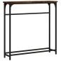 vidaXL Konsolentisch Räuchereiche 75x19,5x75 cm Holzwerkstoff vidaXL Konsolentisch Räuchereiche 75x19,5x75 cm Holzwerkstoff