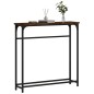 vidaXL Konsolentisch Räuchereiche 75x19,5x75 cm Holzwerkstoff vidaXL Konsolentisch Räuchereiche 75x19,5x75 cm Holzwerkstoff