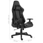 Gaming-Stuhl Drehbar Schwarz PVC Gaming-Stuhl Drehbar Schwarz PVC