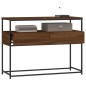 vidaXL Konsolentisch Braun Eichen-Optik 100x40x75 cm Holzwerkstoff vidaXL Konsolentisch Braun Eichen-Optik 100x40x75 cm Holzwerkstoff