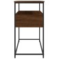 vidaXL Konsolentisch Braun Eichen-Optik 100x40x75 cm Holzwerkstoff vidaXL Konsolentisch Braun Eichen-Optik 100x40x75 cm Holzwerkstoff