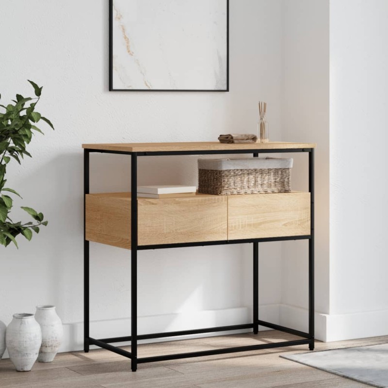 vidaXL Konsolentisch Sonoma-Eiche 75x40x75 cm Holzwerkstoff vidaXL Konsolentisch Sonoma-Eiche 75x40x75 cm Holzwerkstoff