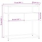 vidaXL Konsolentisch Sonoma-Eiche 75x40x75 cm Holzwerkstoff vidaXL Konsolentisch Sonoma-Eiche 75x40x75 cm Holzwerkstoff
