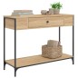 vidaXL Konsolentisch Sonoma-Eiche 100x34,5x75 cm Holzwerkstoff vidaXL Konsolentisch Sonoma-Eiche 100x34,5x75 cm Holzwerkstoff