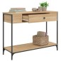 vidaXL Konsolentisch Sonoma-Eiche 100x34,5x75 cm Holzwerkstoff vidaXL Konsolentisch Sonoma-Eiche 100x34,5x75 cm Holzwerkstoff