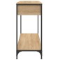 vidaXL Konsolentisch Sonoma-Eiche 100x34,5x75 cm Holzwerkstoff vidaXL Konsolentisch Sonoma-Eiche 100x34,5x75 cm Holzwerkstoff