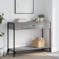 vidaXL Konsolentisch Grau Sonoma 100x34,5x75 cm Holzwerkstoff vidaXL Konsolentisch Grau Sonoma 100x34,5x75 cm Holzwerkstoff