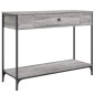 vidaXL Konsolentisch Grau Sonoma 100x34,5x75 cm Holzwerkstoff vidaXL Konsolentisch Grau Sonoma 100x34,5x75 cm Holzwerkstoff