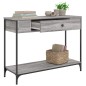 vidaXL Konsolentisch Grau Sonoma 100x34,5x75 cm Holzwerkstoff vidaXL Konsolentisch Grau Sonoma 100x34,5x75 cm Holzwerkstoff